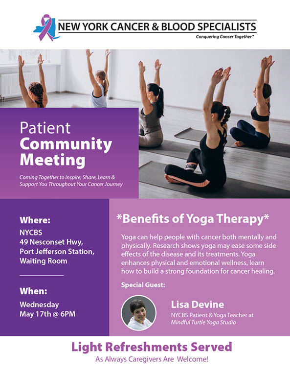 May Patient Community Meeting image