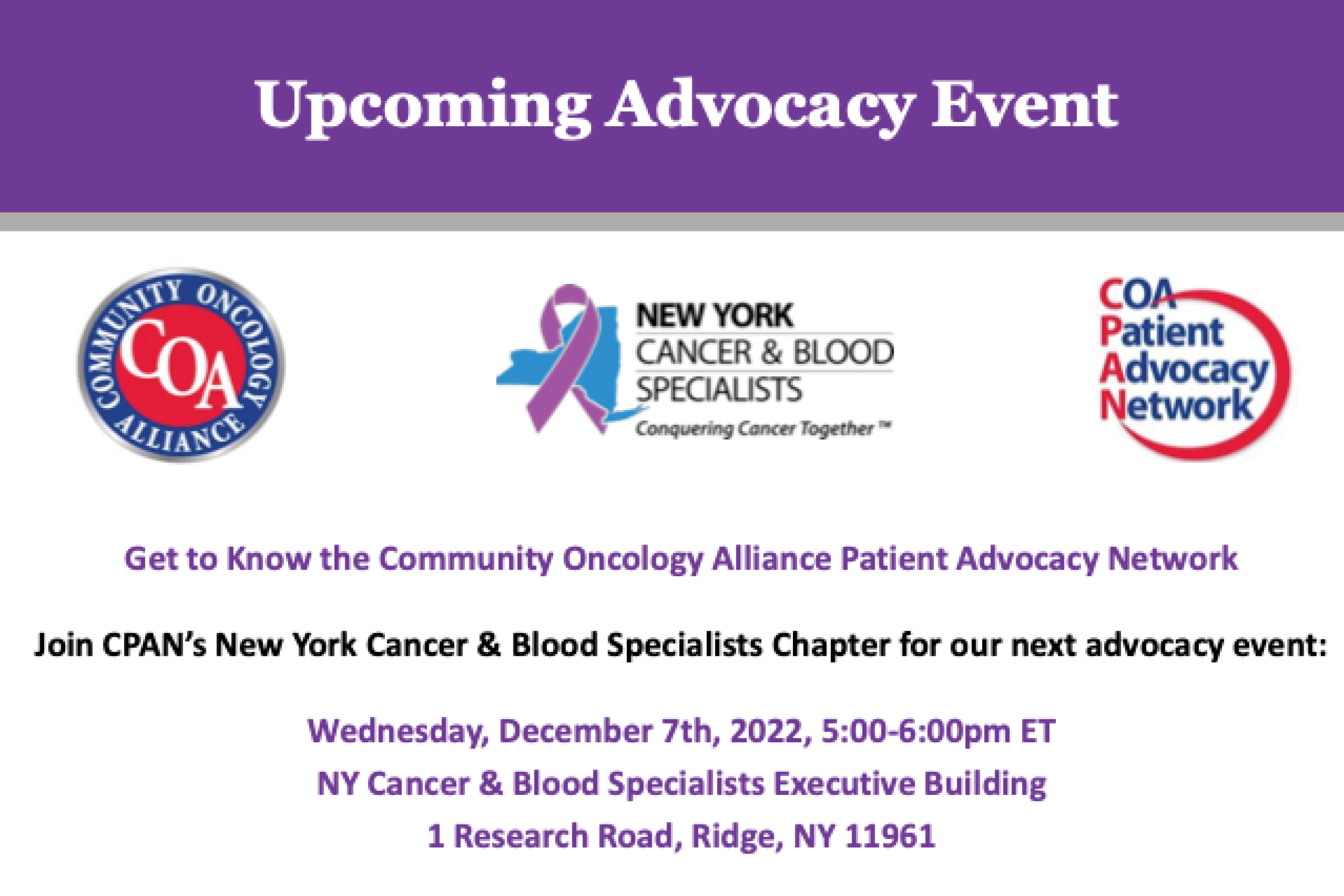 Join us on December 7th image