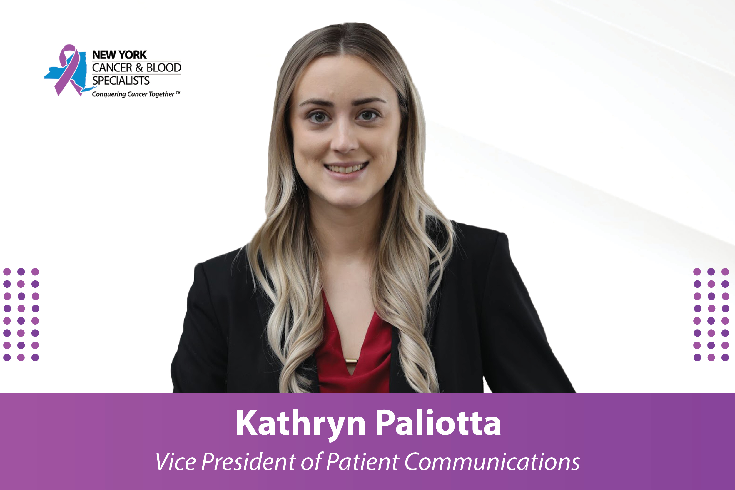 Kathryn Appointed to Vice President of Patient Communications image