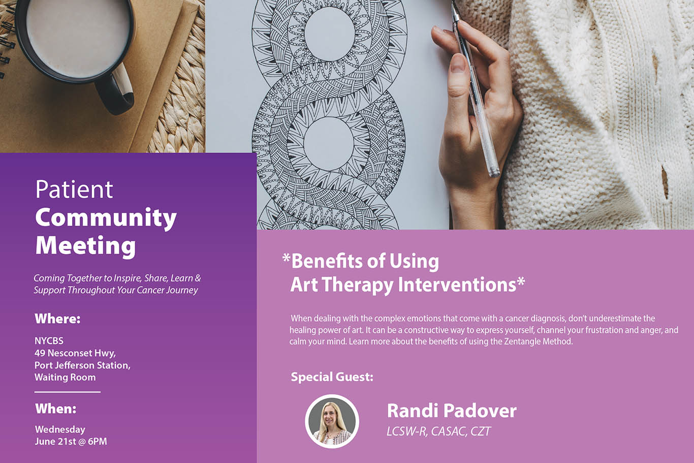 June Patient Community Meeting image