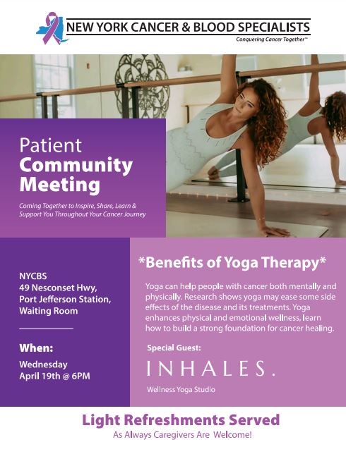 April Patient Community Meeting image